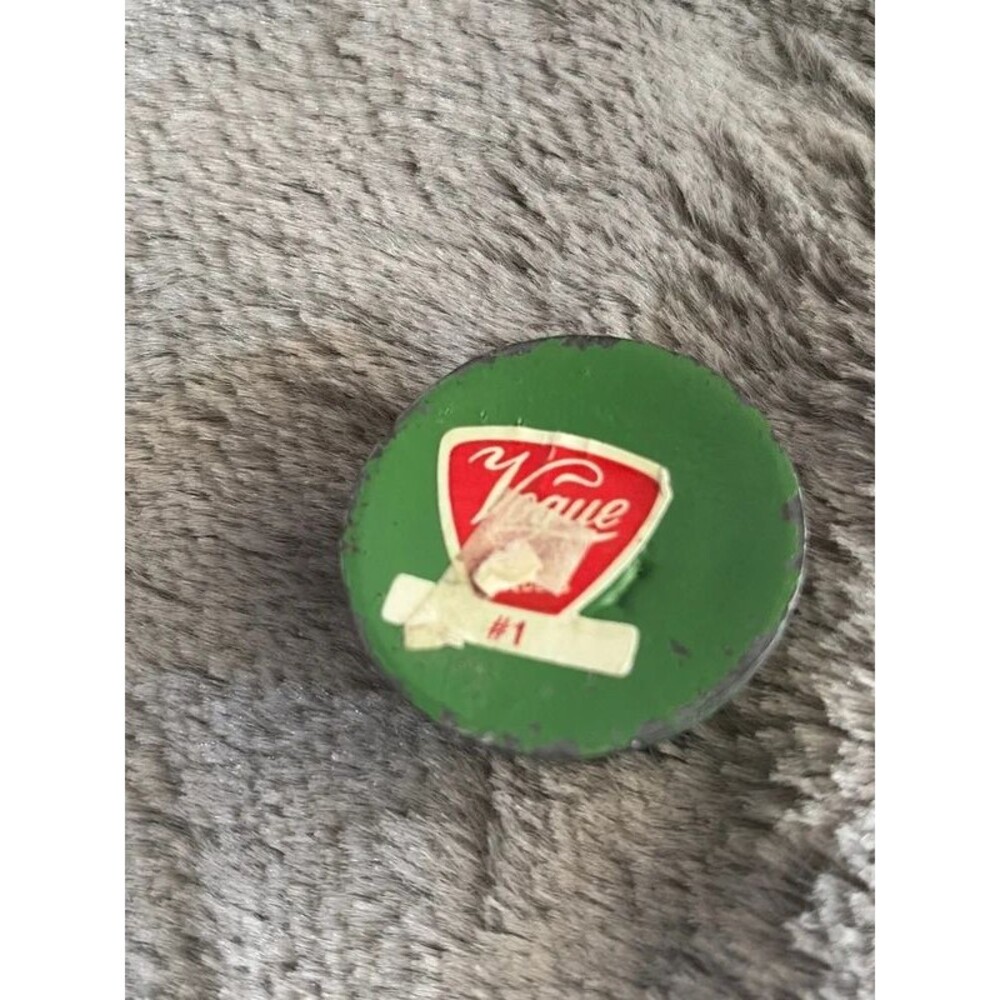 Vintage vouge  flower frog green